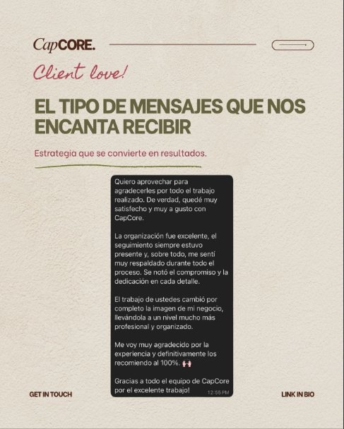 Client love! El tipo de mensajes que nos encanta recibir